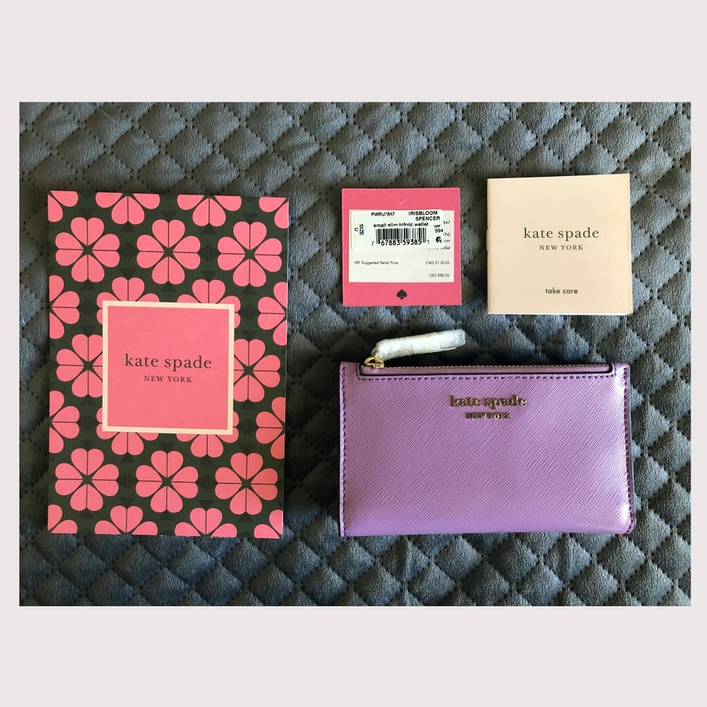 SOLD Kate Spade Spencer Small Slim Bifold Wallet
